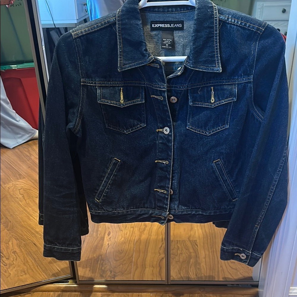 Express Blue Jean Jacket Classic Denim Style